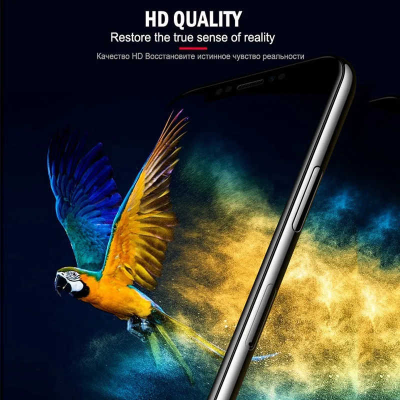 Закаленное стекло 6D для OPPO Reno 2 Reno2 Z 2Z Realme XT X2 X Q 5 3 Pro Защита экрана A5 A9 2020 A3S A7 F9 F11 K1