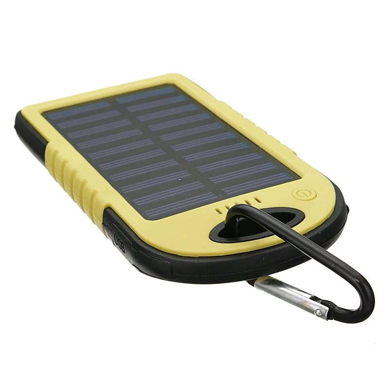 Cncool 20000 мАч солнечная панель PowerBank фонарик двойной USB внешний аккумулятор