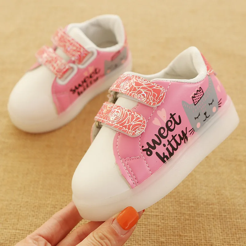 2018 New Led Children's Boys And Girls Cartoon Lovely Cat Letters Casual Students Light Baby Shoes Size 21 - 30 #1
2018 New Led Children's Boys And Girls Cartoon Lovely Cat Letters Casual Students Light Baby Shoes Size 21 - 30 #1