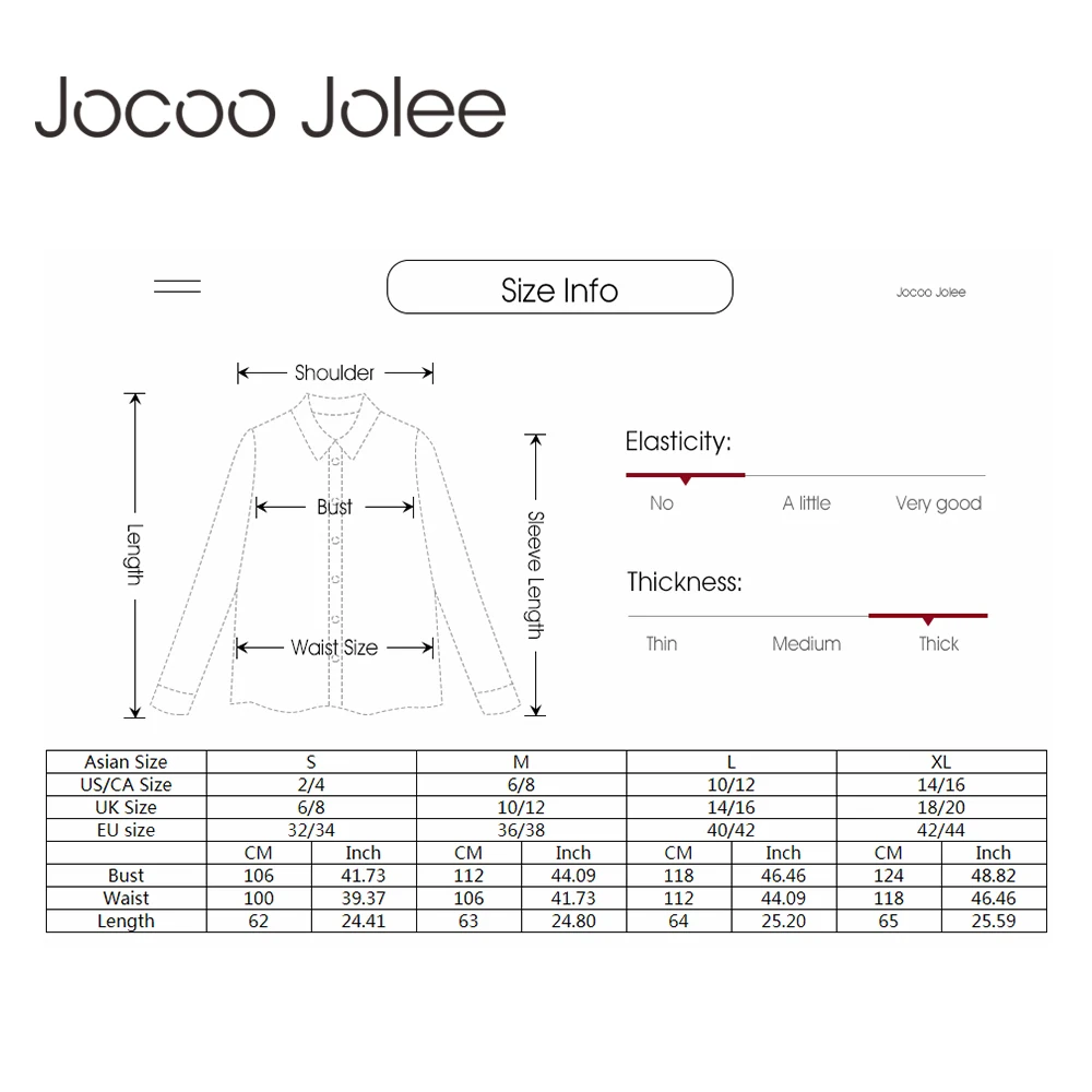 Jocoo Jolee 2018 New Spring Winter Women Casual Lantern Sleeve O-Neck Warm Sweatshirt Geometric Patchwork Pattern Hoodies Tops
Jocoo Jolee 2018 New Spring Winter Women Casual Lantern Sleeve O-Neck Warm Sweatshirt Geometric Patchwork Pattern Hoodies Tops