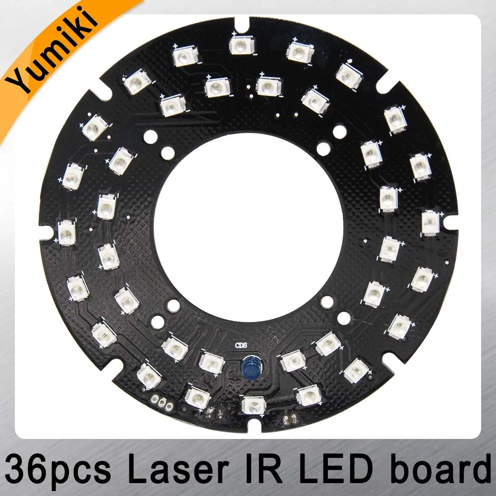 Yumiki Infrared 36pcs Laser IR LED board for Night Vision Outdoor Bullet IP CCTV Camera Security Cameras(Diameter: 79mm)
Yumiki Infrared 36pcs Laser IR LED board for Night Vision Outdoor Bullet IP CCTV Camera Security Cameras(Diameter: 79mm)