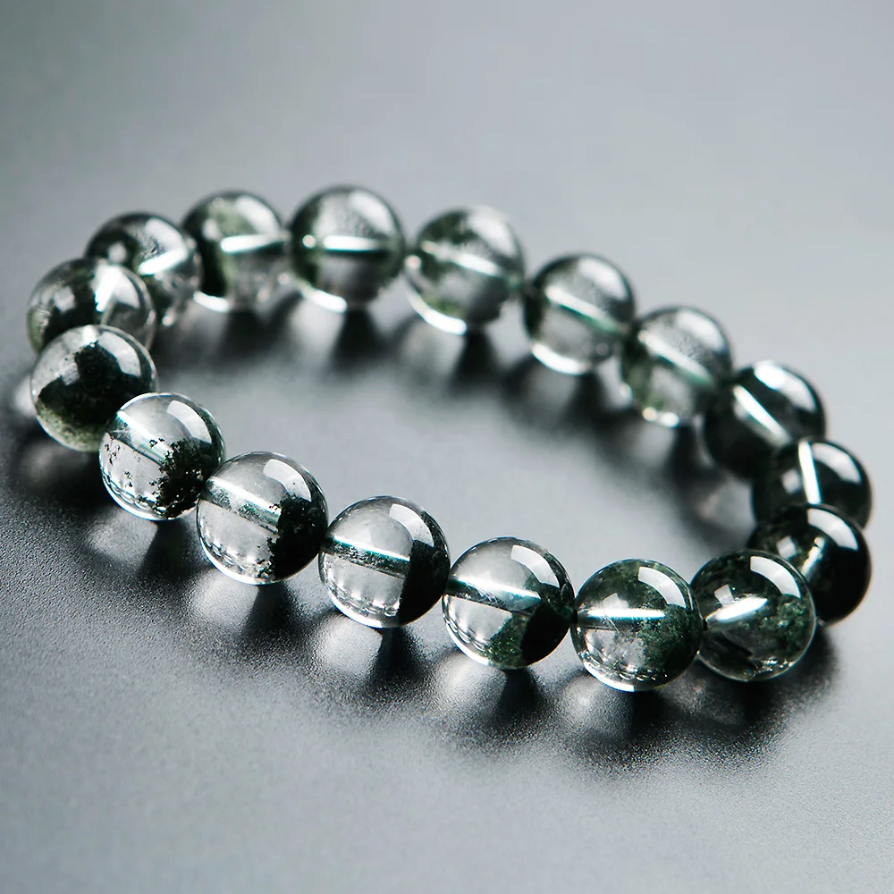 2019 New 12mm Gemstone Natural Green Phantom Quartz Crystal Bracelet Round Beads Stretch For Woman Bracelets AAAAA Drop Shipping
2019 New 12mm Gemstone Natural Green Phantom Quartz Crystal Bracelet Round Beads Stretch For Woman Bracelets AAAAA Drop Shipping