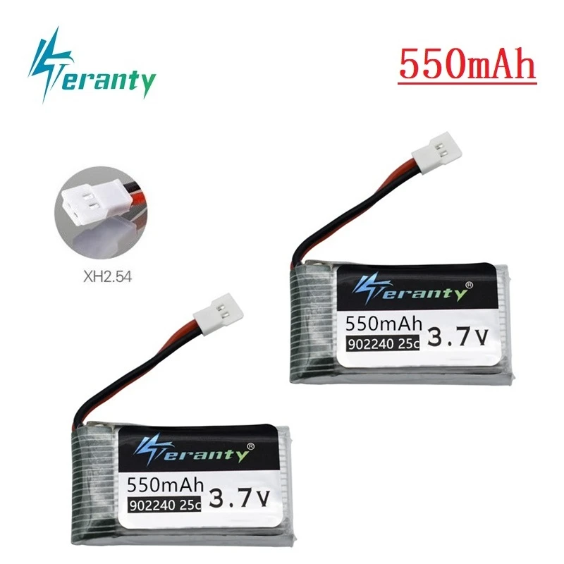 2pcs/set 3.7V 550mAh Lipo Battery for JXD 523 523W H43WH UFO Helicopters RC Quadcopter Spare Parts 902240 25c 3.7v Drone battery
2pcs/set 3.7V 550mAh Lipo Battery for JXD 523 523W H43WH UFO Helicopters RC Quadcopter Spare Parts 902240 25c 3.7v Drone battery