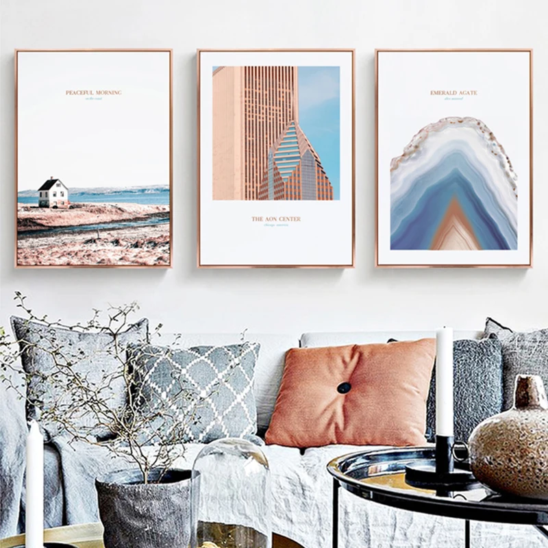 Nordic Posters Colorf Landscape Wall Art Geometric Building Canvas Painting Prints Abstract Pictures for Living Room Home Decor
Nordic Posters Colorf Landscape Wall Art Geometric Building Canvas Painting Prints Abstract Pictures for Living Room Home Decor