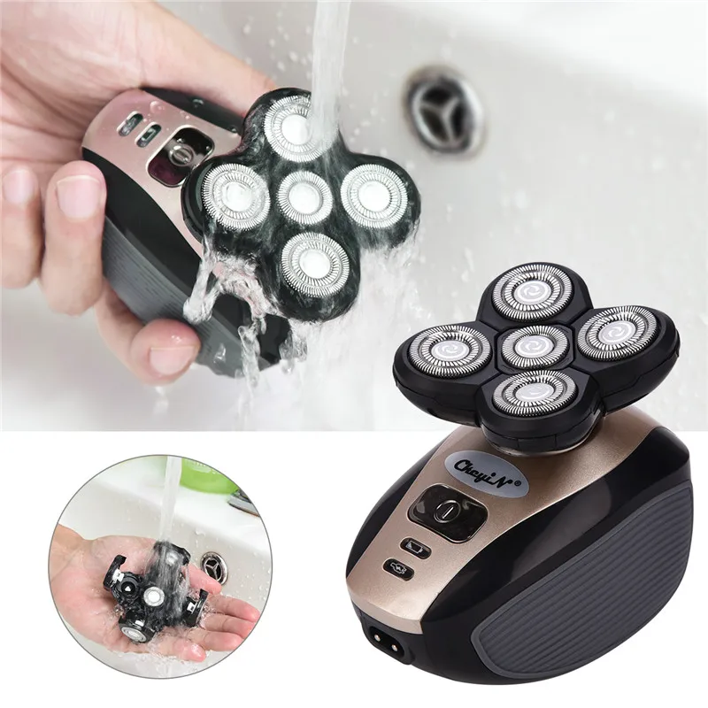 CkeyiN 5 in 1 Hair Trimmer Rechargeable Electric Shaver Washable 4D Grooming Kit Washable 5 Heads Razor Men Head Ricoh Head
CkeyiN 5 in 1 Hair Trimmer Rechargeable Electric Shaver Washable 4D Grooming Kit Washable 5 Heads Razor Men Head Ricoh Head