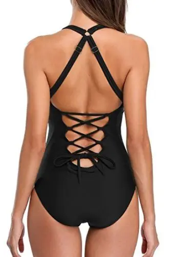 Women Swimwear One-Piece Bandage Padded Bikini Swimsuit Bathing Monokini Beach Plus Size M-XXL | Спорт и развлечения