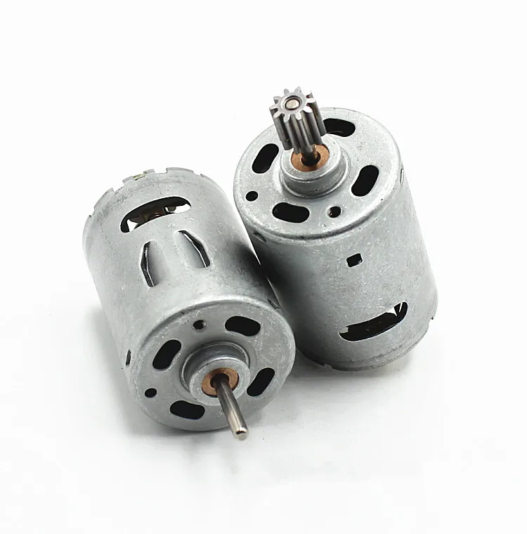 High speed 540 dc motor 12V/6V with 10 toothed gear electric motor with cooling fan
High speed 540 dc motor 12V/6V with 10 toothed gear electric motor with cooling fan