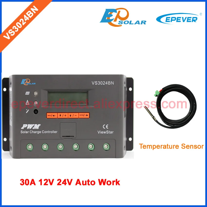 PWM 30A 24V Regulator with temperature sensor PWM solar charging controller 30amps 12V built in lcd display designed off-grid
PWM 30A 24V Regulator with temperature sensor PWM solar charging controller 30amps 12V built in lcd display designed off-grid