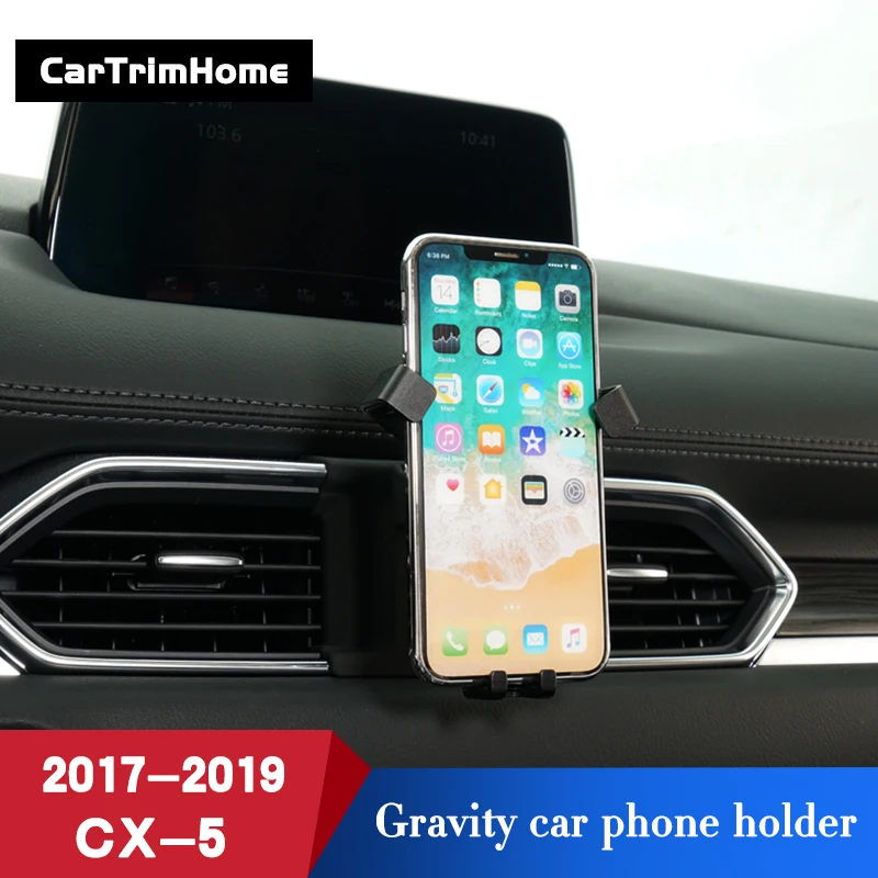 2017 2018 2019 CX 5 Аксессуары для Mazda CX5 Телефон держатель Gravity мобильного телефона