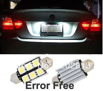 Free shipping 10pcs Canbus 6 SMD White 39mm LED Vehicle Reading Light Festoon Bulbs ,Number Plate, For BMW E39, E46, E60, E90
Free shipping 10pcs Canbus 6 SMD White 39mm LED Vehicle Reading Light Festoon Bulbs ,Number Plate, For BMW E39, E46, E60, E90