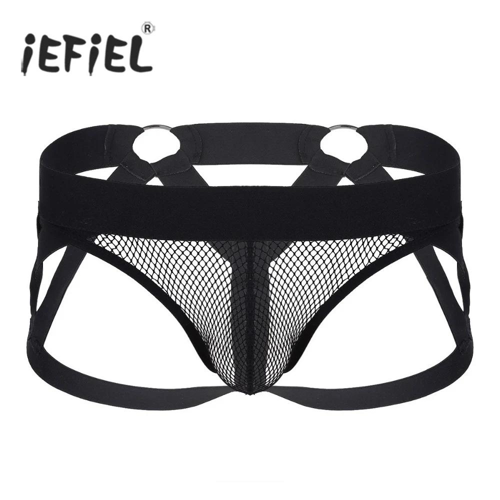 Mens Lingerie Panties See Through Fishnet Bulge Pouch Open Back Hollow Out Strappy Gay Sexy Jockstrap Bondage Briefs Underwear
Mens Lingerie Panties See Through Fishnet Bulge Pouch Open Back Hollow Out Strappy Gay Sexy Jockstrap Bondage Briefs Underwear
