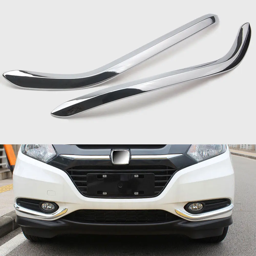BBQ@FUKA 2pcs Chrome Car Front Fog Lamp Fog Light Cover Trim Fit For Honda HR-V HRV 2014-2018 Car Exterior Accessories Styling
BBQ@FUKA 2pcs Chrome Car Front Fog Lamp Fog Light Cover Trim Fit For Honda HR-V HRV 2014-2018 Car Exterior Accessories Styling