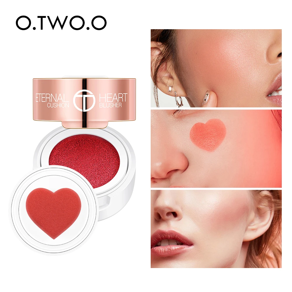 O.TWO.O Heart shaped air cushion blush, nude makeup, moisturizing, brightening, natural dressing, cheek pink Rouge 9997
O.TWO.O Heart shaped air cushion blush, nude makeup, moisturizing, brightening, natural dressing, cheek pink Rouge 9997
