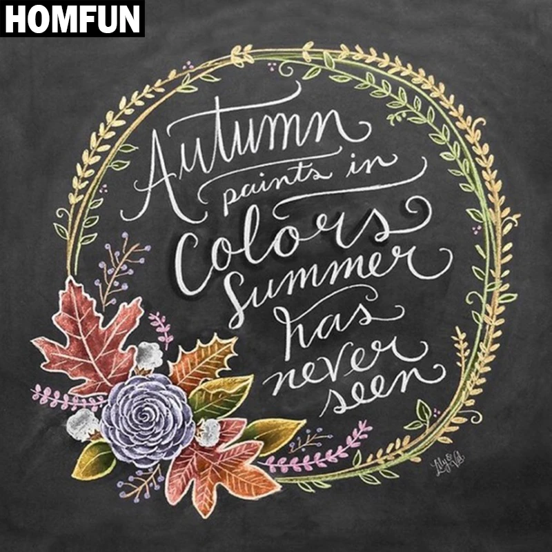 HOMFUN Full Square/Round Drill 5D DIY Diamond Painting "Flower & Text" Embroidery Cross Stitch 5D Home Decor Gift A06254
HOMFUN Full Square/Round Drill 5D DIY Diamond Painting "Flower & Text" Embroidery Cross Stitch 5D Home Decor Gift A06254