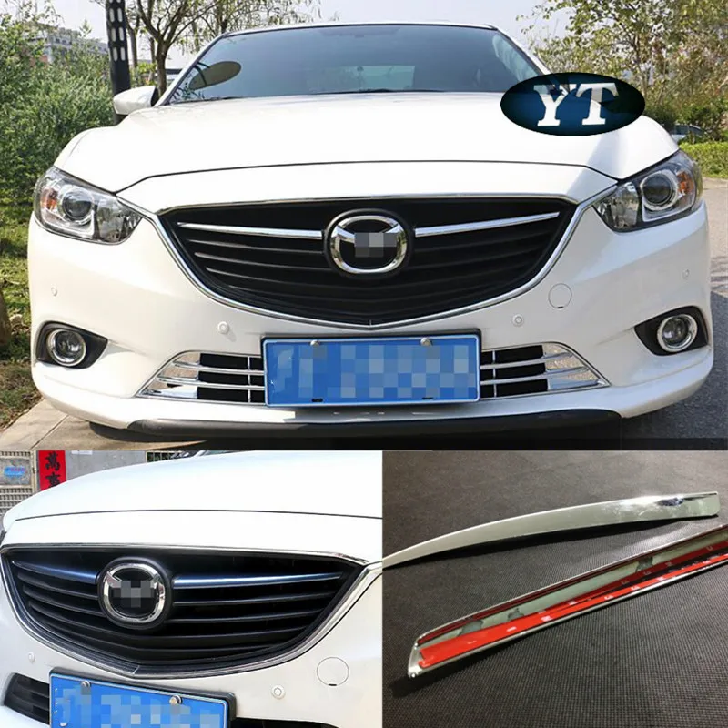 Car front grille trim auto chome grille decoration cover for Mazda 6 atenza 2014 2015 2016,ABS chrome,2pc/lot
Car front grille trim auto chome grille decoration cover for Mazda 6 atenza 2014 2015 2016,ABS chrome,2pc/lot