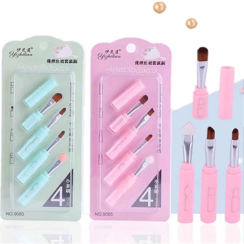 Fashion 4Pcs Portable Women Premiuim Makeup Brush Set High Quality Soft Taklon Hair Professional Makeup Artist Brush Tool Kit
Fashion 4Pcs Portable Women Premiuim Makeup Brush Set High Quality Soft Taklon Hair Professional Makeup Artist Brush Tool Kit