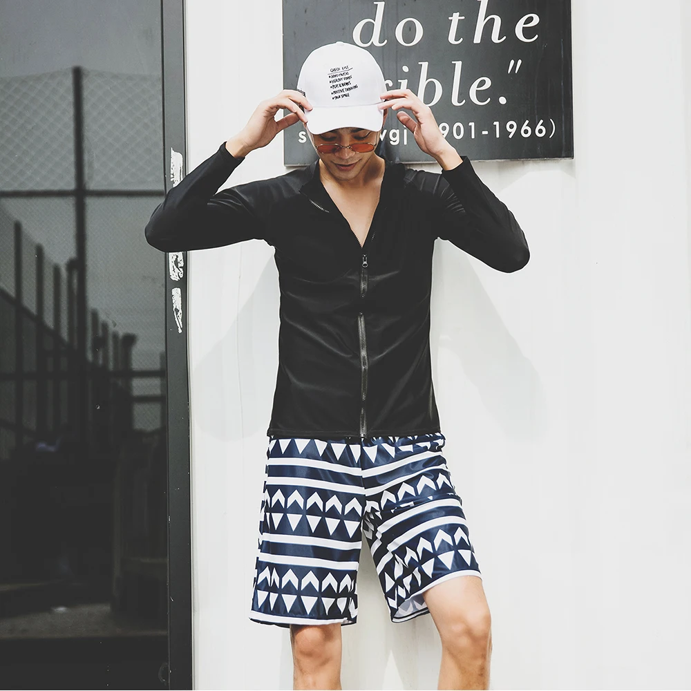 Aonihua Two Piece Swimsuit Men's Swimming Trunks For Swimming Sport Long Sleeve Swimsuit Separate SwimWear For Teens 1933
Aonihua Two Piece Swimsuit Men's Swimming Trunks For Swimming Sport Long Sleeve Swimsuit Separate SwimWear For Teens 1933