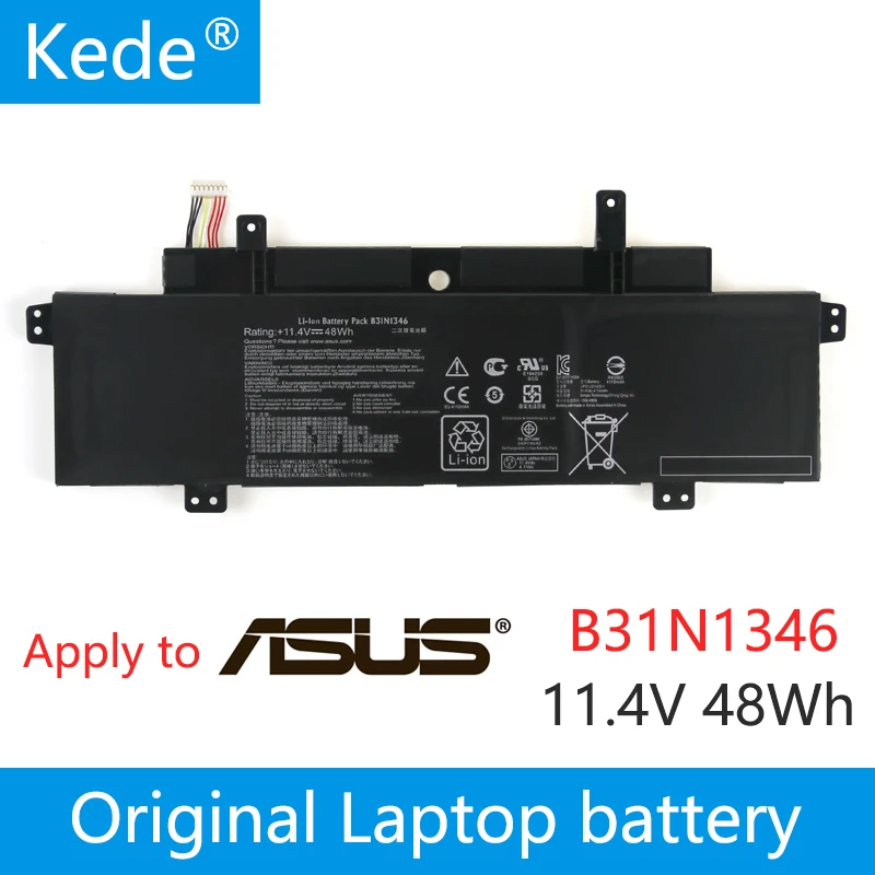 Kede 11 4 V 48Wh оригинальный B31N1346 Аккумулятор для ноутбука ASUS CHROMEBOOK C300 C300MA DB01 13