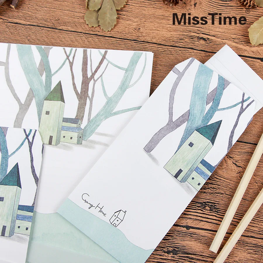 9pcs/Set 3 envelopes + 6 writting paper Creative Hometown Series Envelope For Gift Korean Stationery
9pcs/Set 3 envelopes + 6 writting paper Creative Hometown Series Envelope For Gift Korean Stationery