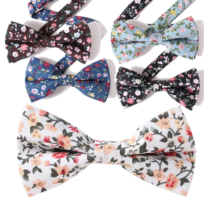 New Arrival Adjustable Romantic Floral Bow Ties High Quality Handmade Cotton Bowties Colorful Flower Bridegroom Accessories
New Arrival Adjustable Romantic Floral Bow Ties High Quality Handmade Cotton Bowties Colorful Flower Bridegroom Accessories