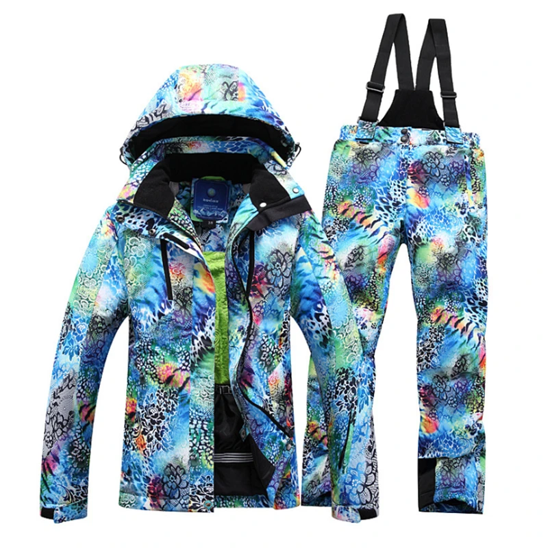 Winter Ski Suit Female Jacket Set NEW High Quality Windproof Waterproof Warm Colorful Bright Ms. Ski Suit Sets Women
Winter Ski Suit Female Jacket Set NEW High Quality Windproof Waterproof Warm Colorful Bright Ms. Ski Suit Sets Women