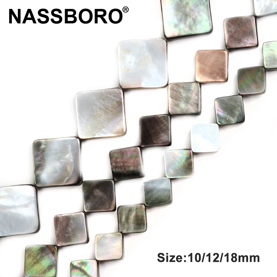 NASSBORO Square Shape Natural Black Shell Beads Perles Charm Spacer Beads for Jewelry Making Diy Bracelet Jewelry Wholesale Bead
NASSBORO Square Shape Natural Black Shell Beads Perles Charm Spacer Beads for Jewelry Making Diy Bracelet Jewelry Wholesale Bead