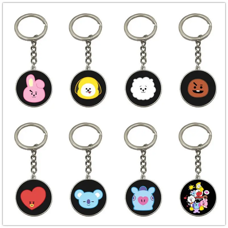 Kpop BT21 BTS Мягкие плюшевые брелок кукла TATA Ван COOKY CHIMMY SHOOKY Коя брелки орнамент моды