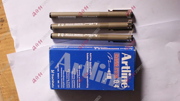 Японская искусственная ручка для рисования строительный дизайн 0 4 мм|Шариковые