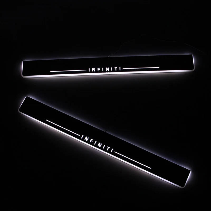 SNCN LED Car Scuff Plate Trim Pedal Door Sill Pathway Moving Welcome Light For Infiniti Q50 Q70 2013 2014 2015 Accessories
SNCN LED Car Scuff Plate Trim Pedal Door Sill Pathway Moving Welcome Light For Infiniti Q50 Q70 2013 2014 2015 Accessories