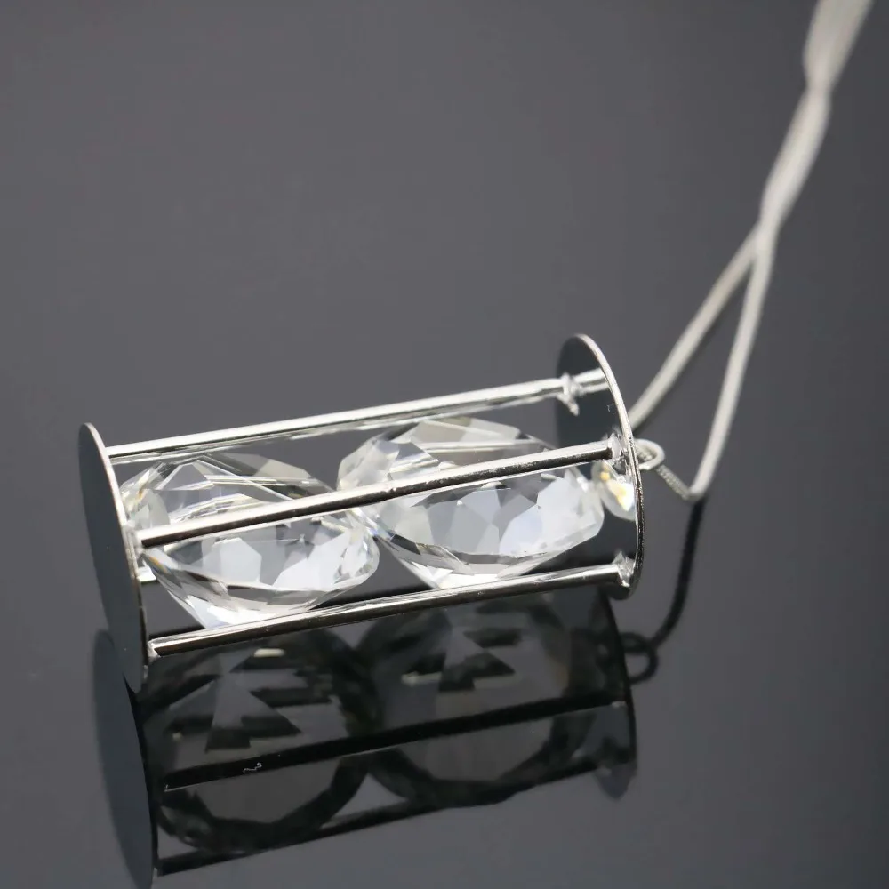 Silvercolor Cylinder Crystal Circle Necklace For Women Lover`s Gift Necklace Sweater Chain Natural DIY Jewelry Making Design
Silvercolor Cylinder Crystal Circle Necklace For Women Lover`s Gift Necklace Sweater Chain Natural DIY Jewelry Making Design