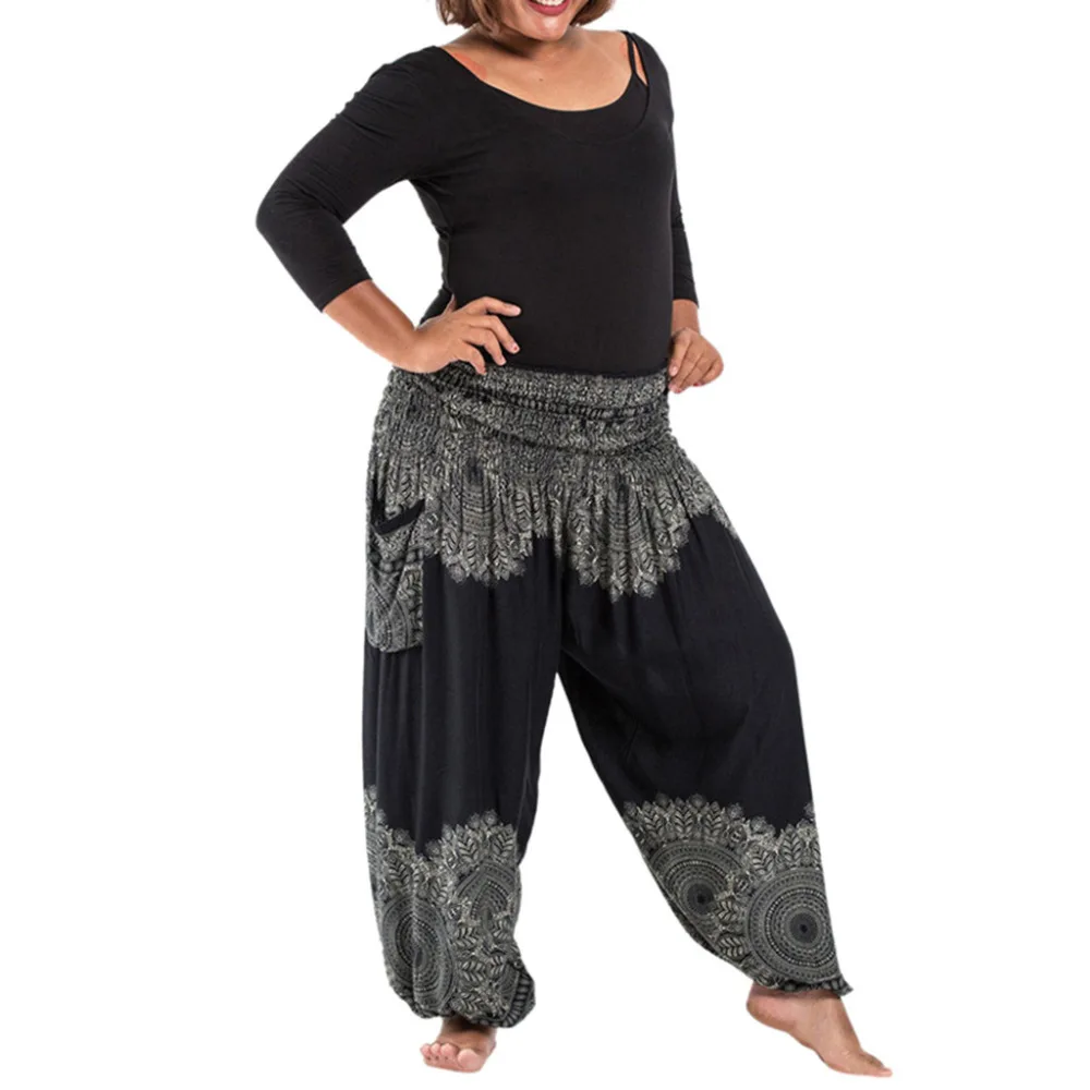 2019 Hot Sale Ladies Pants High Quality Vintage Plus Size Women Casual Loose Hippy Trousers Baggy Boho Casual Pants L*5
2019 Hot Sale Ladies Pants High Quality Vintage Plus Size Women Casual Loose Hippy Trousers Baggy Boho Casual Pants L*5