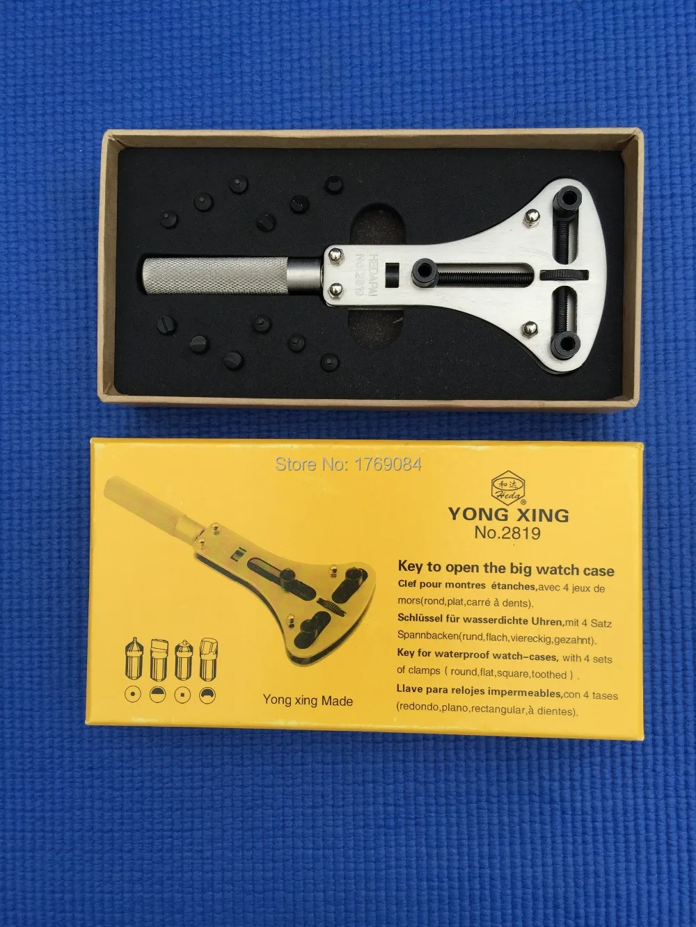 WATCH BACK CASE OPENER WRENCH JAXA XL STYLE BATTERY CHANGE TOOL KITS FOR WATCHMAKERS Herramientas
WATCH BACK CASE OPENER WRENCH JAXA XL STYLE BATTERY CHANGE TOOL KITS FOR WATCHMAKERS Herramientas