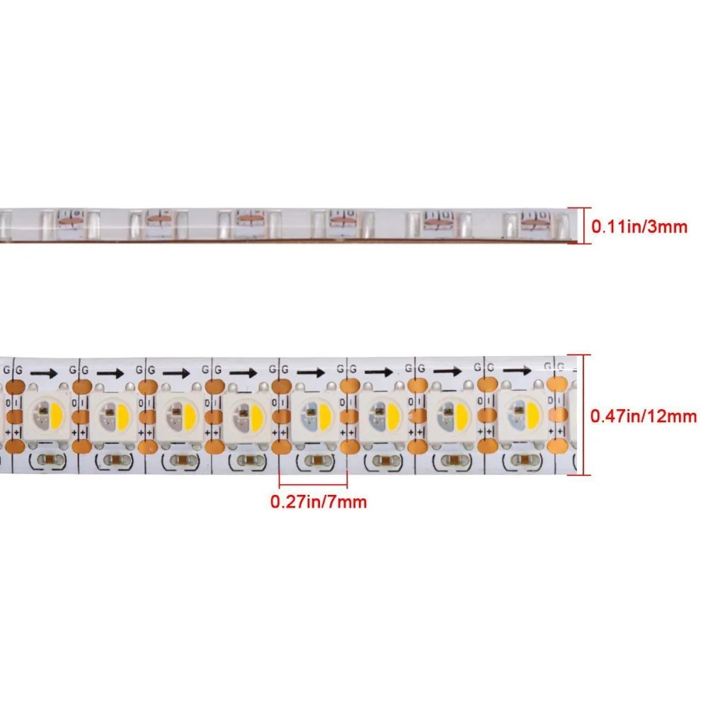 SK6812 RGBW Светодиодные ленты матрица адресуемых Дюралайт 5050 SMD 30 60 144 светодио дный s/m