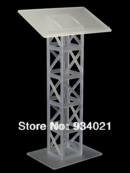 Detachable Frosted Clear Acrylic Dails, Plexiglass Church Pulpit Lectern