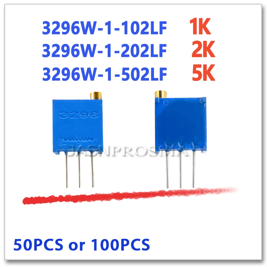 JASNPROSMA 3296W 50PCS 100PCS 1K 2K 5K 102 202 502 Precision Adjustable W 3296W-1-102LF 3296W-1-202LF 3296W-1-502LF OHM
JASNPROSMA 3296W 50PCS 100PCS 1K 2K 5K 102 202 502 Precision Adjustable W 3296W-1-102LF 3296W-1-202LF 3296W-1-502LF OHM