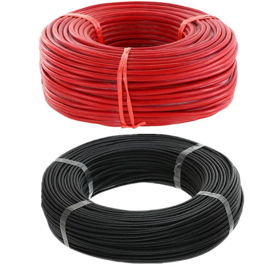 New 10meter/lot High Quality 5m red and 5m black color wire silicone 10 12 14 16 18 20 22 24 26 AWG silicone cable
New 10meter/lot High Quality 5m red and 5m black color wire silicone 10 12 14 16 18 20 22 24 26 AWG silicone cable