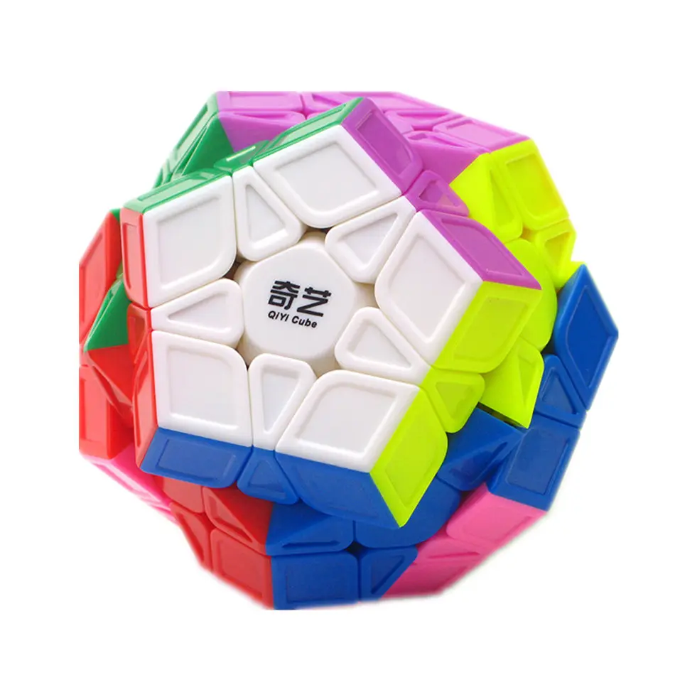 QIYI 3x3 кубик рубика Megaminx Qiheng гравировальная версия вогнутый магический куб