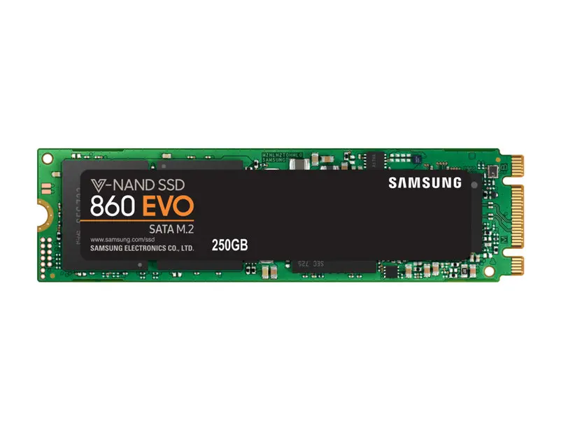 Внутренние твердотельные накопители SAMSUNG 860 EVO M.2 250/500/250/500 Гб | Компьютеры и офис