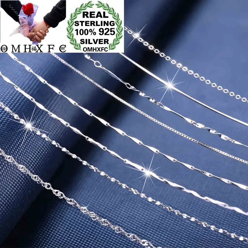 OMHXFC Wholesale European Fashion Woman Party Birthday Gift Wave Box Cross Snake 100% S925 Sterling Silver Chain Necklace CH66
OMHXFC Wholesale European Fashion Woman Party Birthday Gift Wave Box Cross Snake 100% S925 Sterling Silver Chain Necklace CH66
