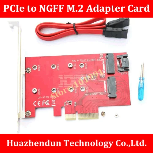 2PCS/LOT High Quality 100% NEW BRAND PCI-E X4 to NGFF(M.2)SSD Adapter Card with Cable and Screwdriver M.2 Expansion Card
2PCS/LOT High Quality 100% NEW BRAND PCI-E X4 to NGFF(M.2)SSD Adapter Card with Cable and Screwdriver M.2 Expansion Card