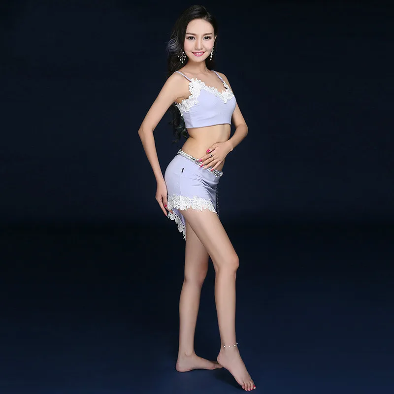 2017 New Harness Lace Belly Dance Practice Uniforms Dance Clothes Female Models Modal Cotton Comfortable
2017 New Harness Lace Belly Dance Practice Uniforms Dance Clothes Female Models Modal Cotton Comfortable