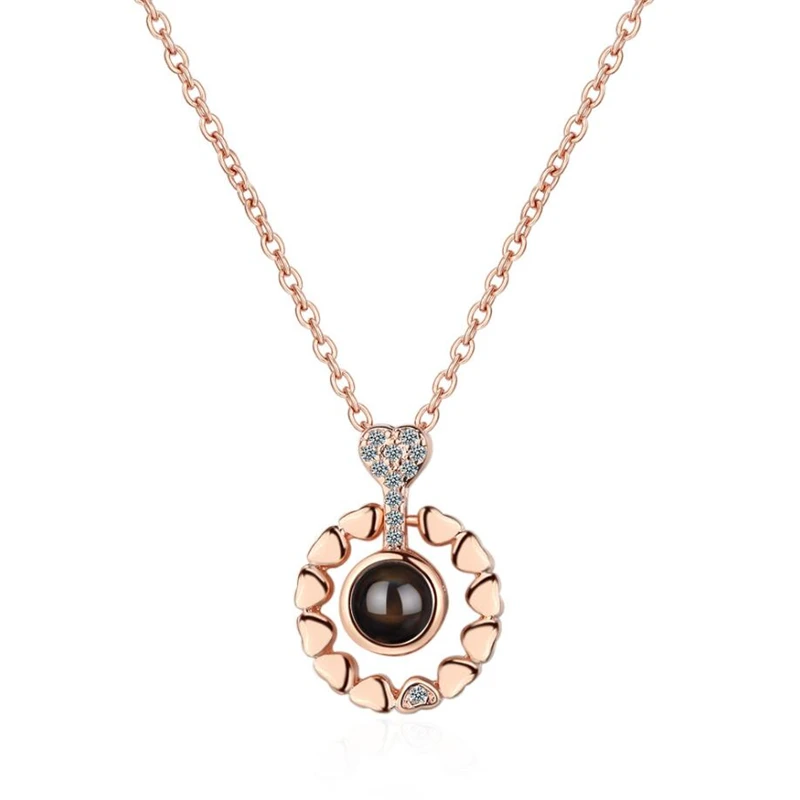 Sole Memory 100 Languages I Love You Hot Projection Visible Silver Color Clavicle Chain Female Necklace SNE435
Sole Memory 100 Languages I Love You Hot Projection Visible Silver Color Clavicle Chain Female Necklace SNE435