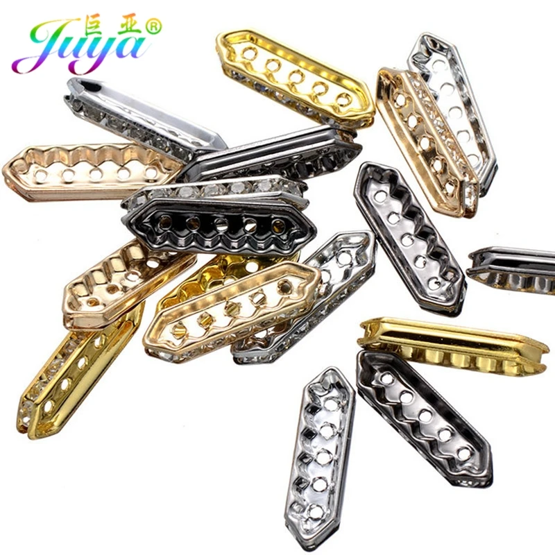 Juya DIY 50Pcs/Lot Gold/Silver Cz Rhinestones Metal Spacer Charm Beads Accessories For Beadwork Natural Stones Jewelry Making
Juya DIY 50Pcs/Lot Gold/Silver Cz Rhinestones Metal Spacer Charm Beads Accessories For Beadwork Natural Stones Jewelry Making