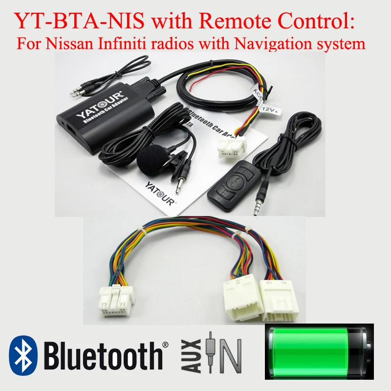 Автомобильный Bluetooth MP3 BTA Yatour, радиоприемник с дистанционным управлением для Nissan Infiniti, с навигационной системой
Автомобильный Bluetooth MP3 BTA Yatour, радиоприемник с дистанционным управлением для Nissan Infiniti, с навигационной системой