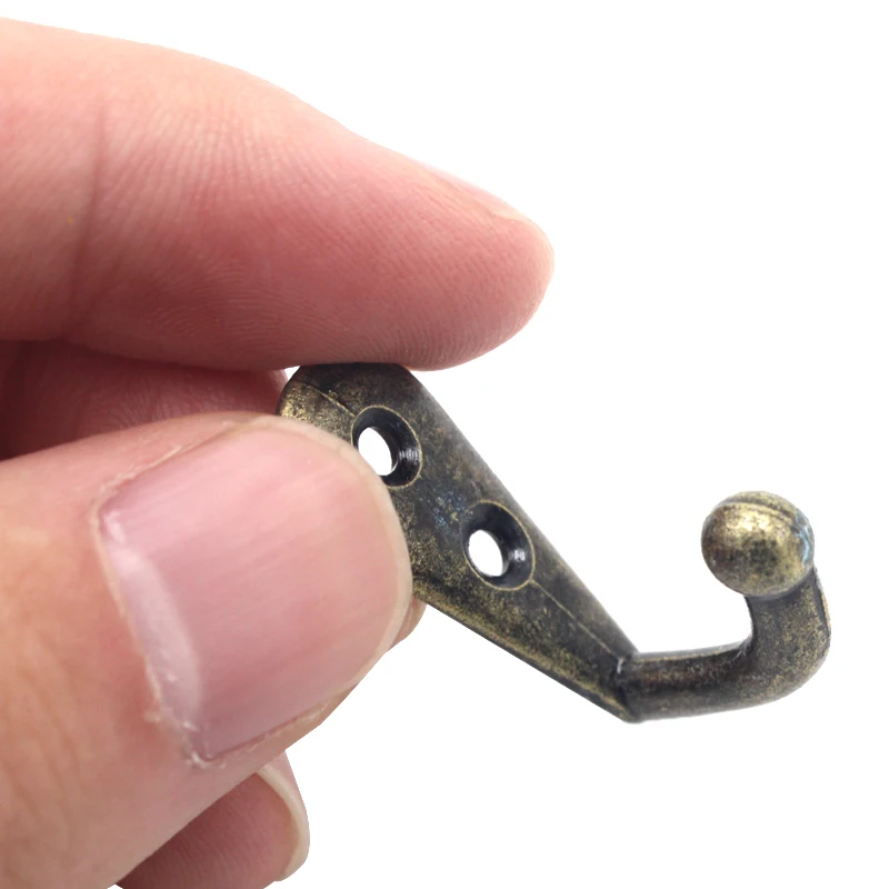 10pcs/lot Vintage Wall Mounted Single Prong Hook Retro Mini Size Bronze Hangers for Clothes Keys Hat Towel Robe Bathroom Hooks
10pcs/lot Vintage Wall Mounted Single Prong Hook Retro Mini Size Bronze Hangers for Clothes Keys Hat Towel Robe Bathroom Hooks