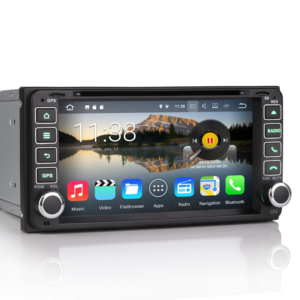 6.95 inch Android Car DVD Player with TV/BT GPS WIFI DVR OBD,Audio Radio Stereo,Car PC/multimedia headunit for Toyota universal
6.95 inch Android Car DVD Player with TV/BT GPS WIFI DVR OBD,Audio Radio Stereo,Car PC/multimedia headunit for Toyota universal