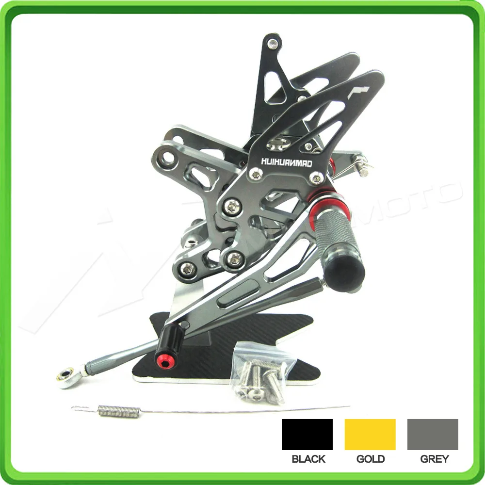 Мотоцикл Регулируемый Rearsets задний комплект наборы для ног колышки педаль для Kawasaki Ninja ZX6R ZX 6R ZX-6R 2007 2008 07 08 серый
Мотоцикл Регулируемый Rearsets задний комплект наборы для ног колышки педаль для Kawasaki Ninja ZX6R ZX 6R ZX-6R 2007 2008 07 08 серый