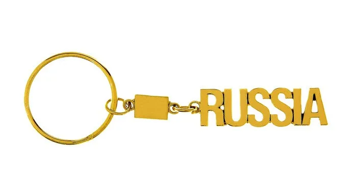 2017 Promotional Products The Cute Key Chain With "Russia" Letter Pendant Family gatherings gift for the happy family souvenir
2017 Promotional Products The Cute Key Chain With "Russia" Letter Pendant Family gatherings gift for the happy family souvenir
