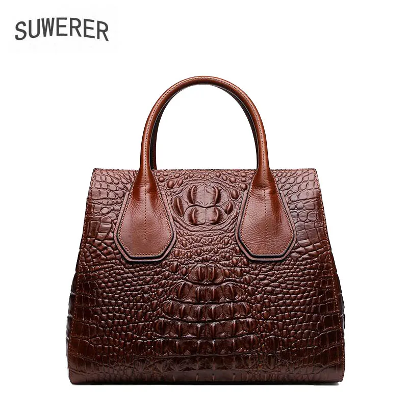 2020 Women Genuine Leather bags fashion luxury handbags women bags designer big bag Crocodile embossing women leather handbags
2020 Women Genuine Leather bags fashion luxury handbags women bags designer big bag Crocodile embossing women leather handbags