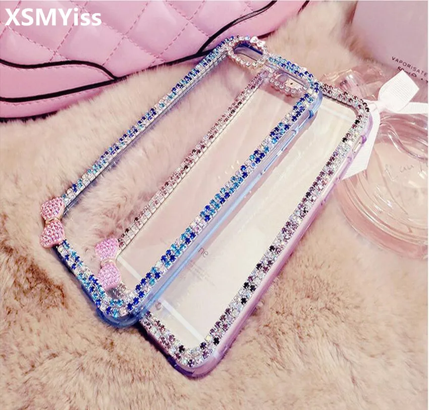 Fashion Bling Diamond Chain Rhinestone Bow Soft Clear Phone Case For iphone 13 12 11 Pro MAX X 6 6s 7 8 Plus X XR XS Max Cover
Fashion Bling Diamond Chain Rhinestone Bow Soft Clear Phone Case For iphone 13 12 11 Pro MAX X 6 6s 7 8 Plus X XR XS Max Cover